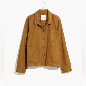 Madewell Garment-Dyed Ashwood Chore Coat.